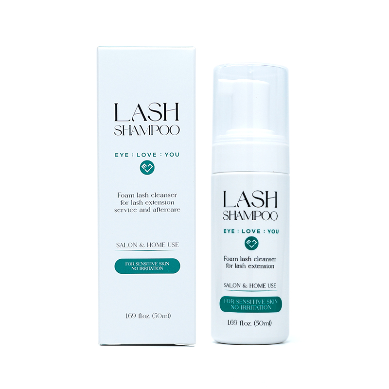 Eyelash Extension Foam Cleanser - แชมพูต่อขนตา 50 มล. โฟมทำความสะอาดเปลือกตา โฟมทำความสะอาดขนตา ไม่ระคายเคือง
