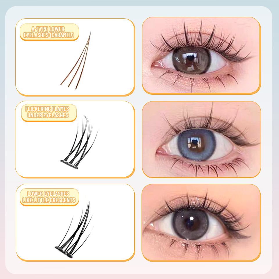 ขนตาปลอมแบบใหม่ 9 แบบ DIY สำหร - Eyelash Extension Anime Style บทวิจารณ์และราคา