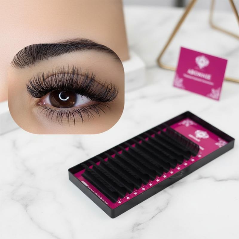 ขนตาปลอมแบบเส้นต่อเส้น ขนาดผสม - Eyelash Extension Volume บทวิจารณ์และราคา
