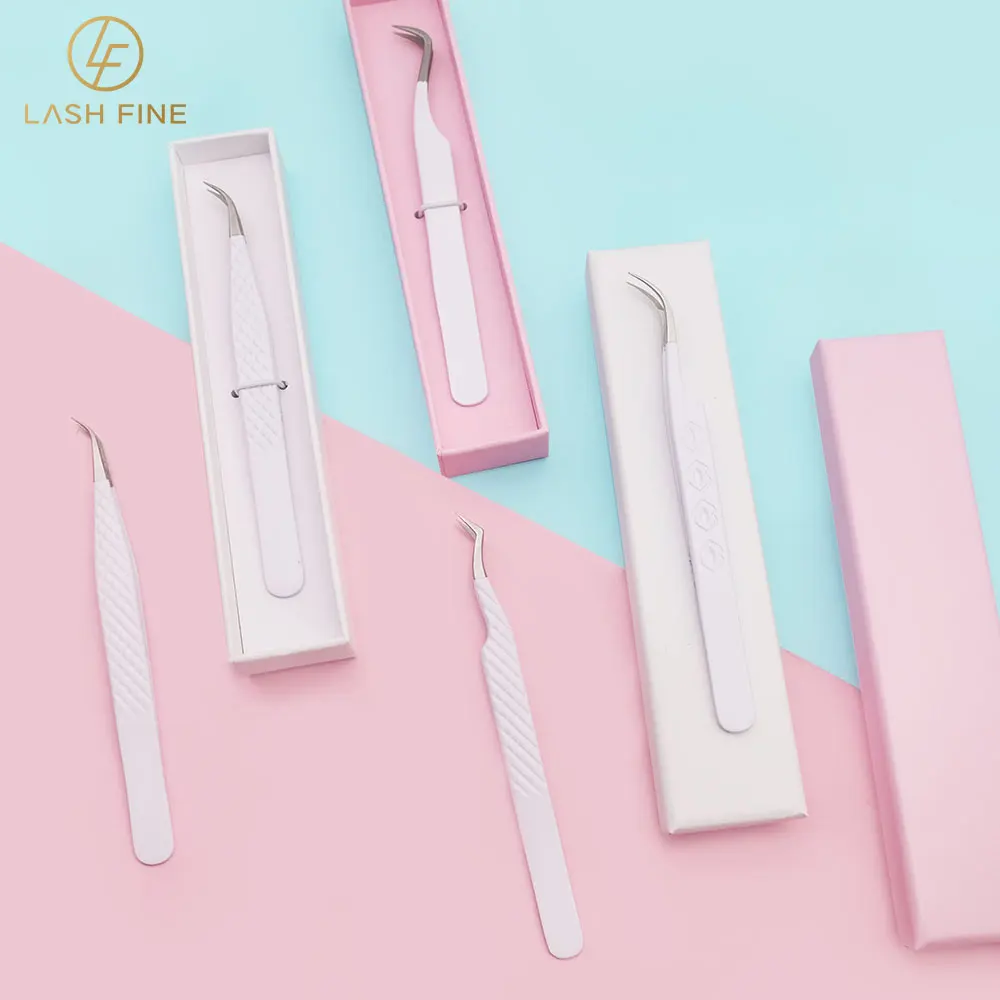 รูปหัวใจขนตาแหนบสแตนเลส Volume - Eyelash Extension Volume บทวิจารณ์และราคา