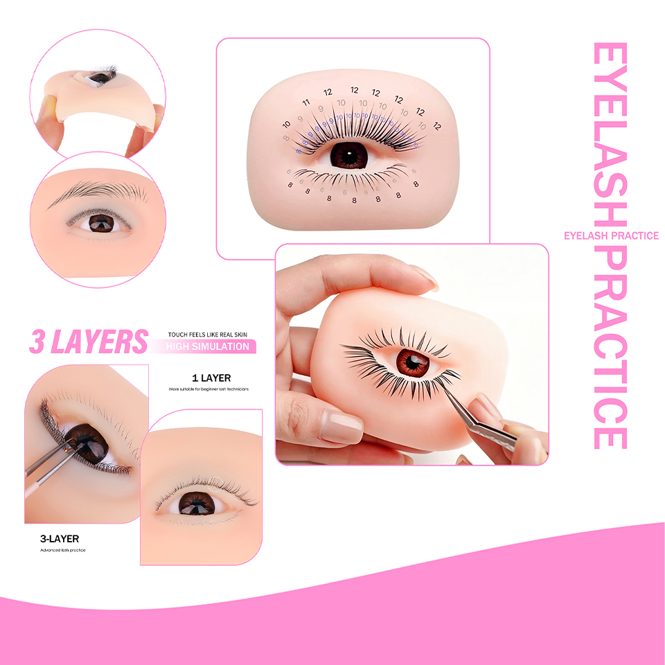 ขนตาปลอม 3 ชั้น แบบใช้ซ้ำได้ ส - Eyelash Extension Doll Eye บทวิจารณ์และราคา