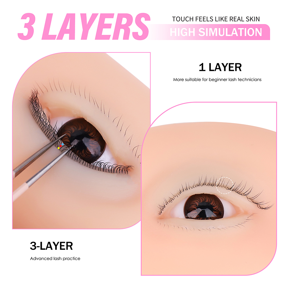ขนตาปลอม 3 ชั้น แบบใช้ซ้ำได้ ส - Eyelash Extension Doll Eye บทวิจารณ์และราคา