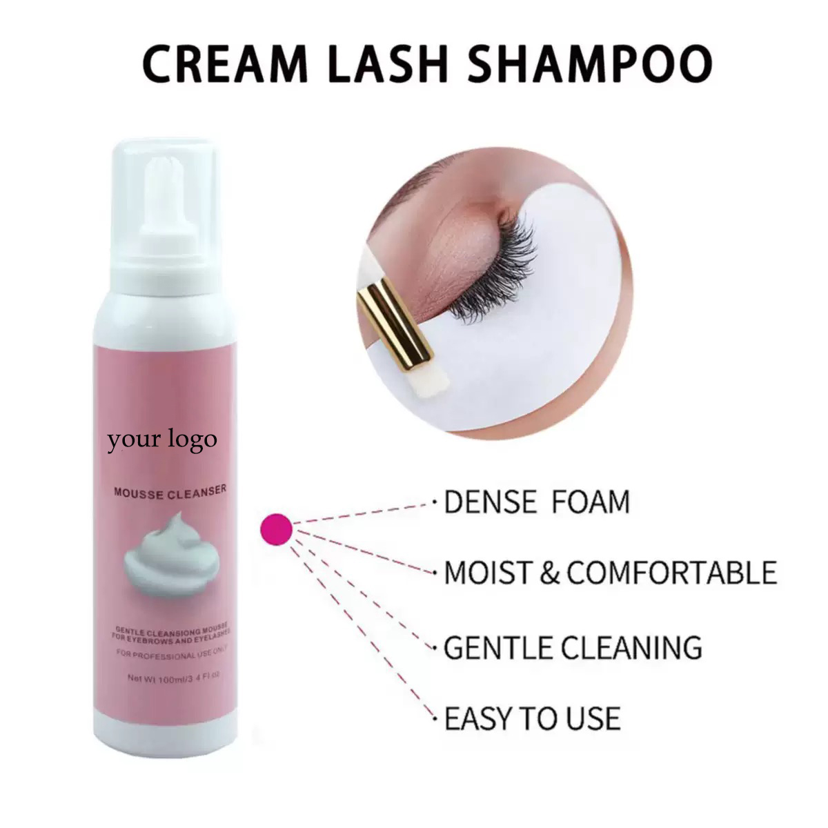 ที่กําหนดเอง Whipped Lash แชมพ - Eyelash Extension Foam Cleanser บทวิจารณ์และราคา