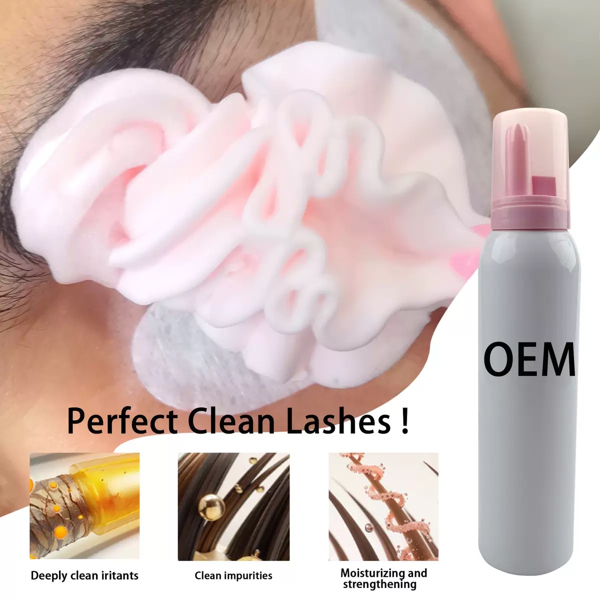 ที่กําหนดเอง Whipped Lash แชมพ - Eyelash Extension Foam Cleanser บทวิจารณ์และราคา