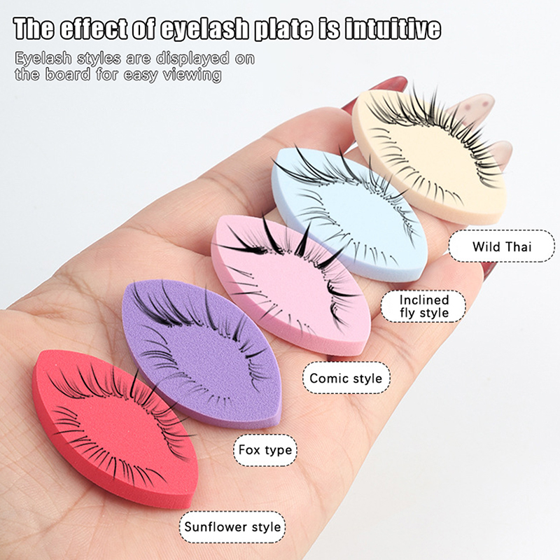 แผ่นรองขนตาปลอม 50 ชิ้น สำหรับ - Eyelash Extension Menu บทวิจารณ์และราคา