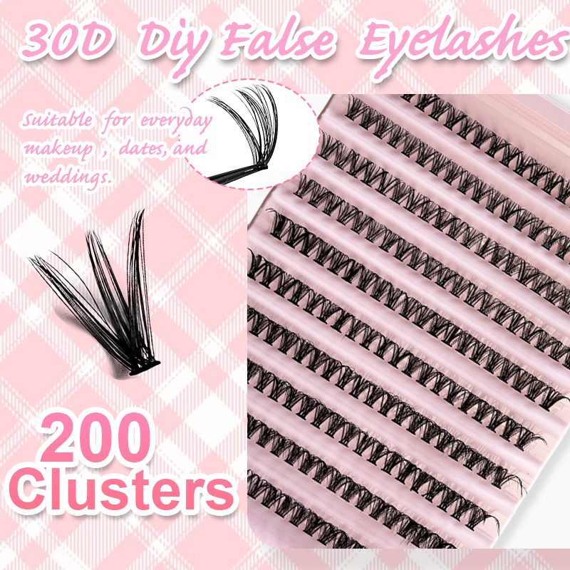 ขนตาปลอมแบบช่อ 8-16 มม. 200 ชิ - Eyelash Extension Volume บทวิจารณ์และราคา