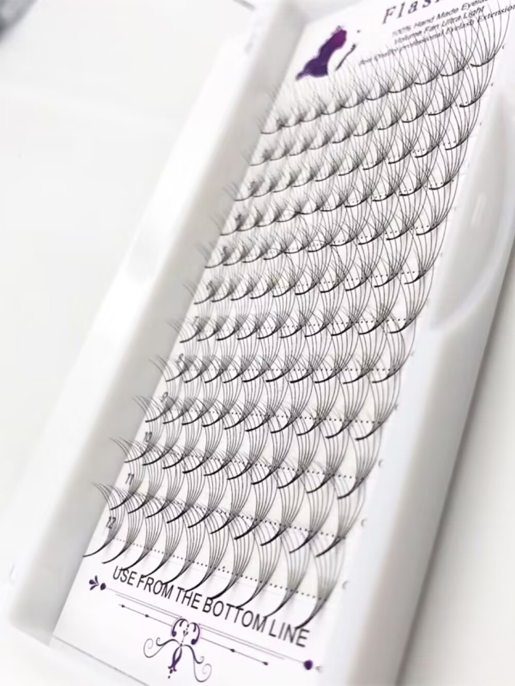 ขนตาปลอมแบบพัดสำเร็จรูป คุณภาพ - Eyelash Extension Volume บทวิจารณ์และราคา