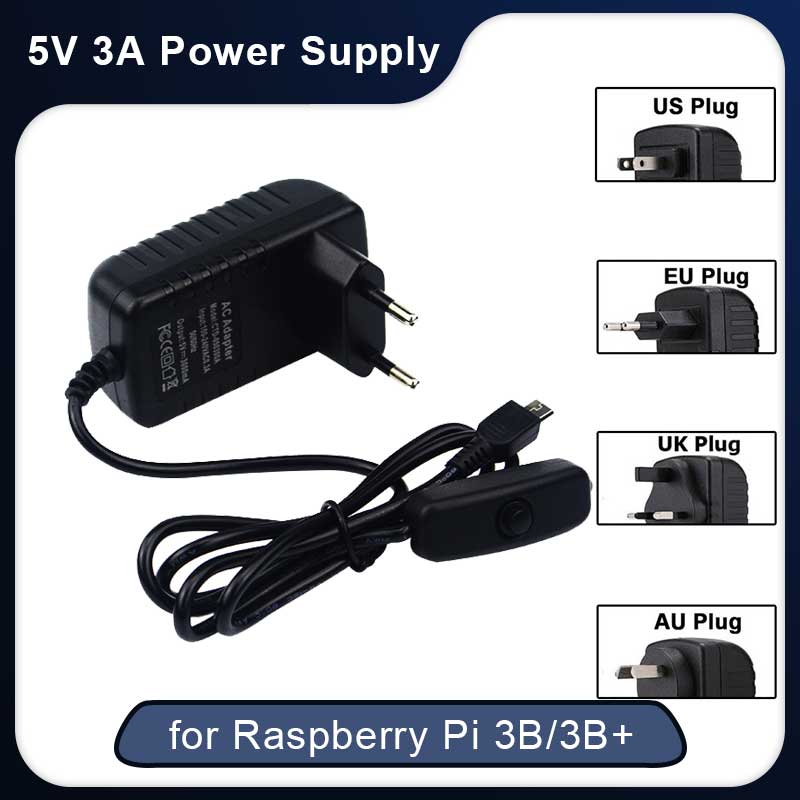 5V 3A Raspberry Pi 3 รุ่น B +  - Eyelash Extension Uk บทวิจารณ์และราคา