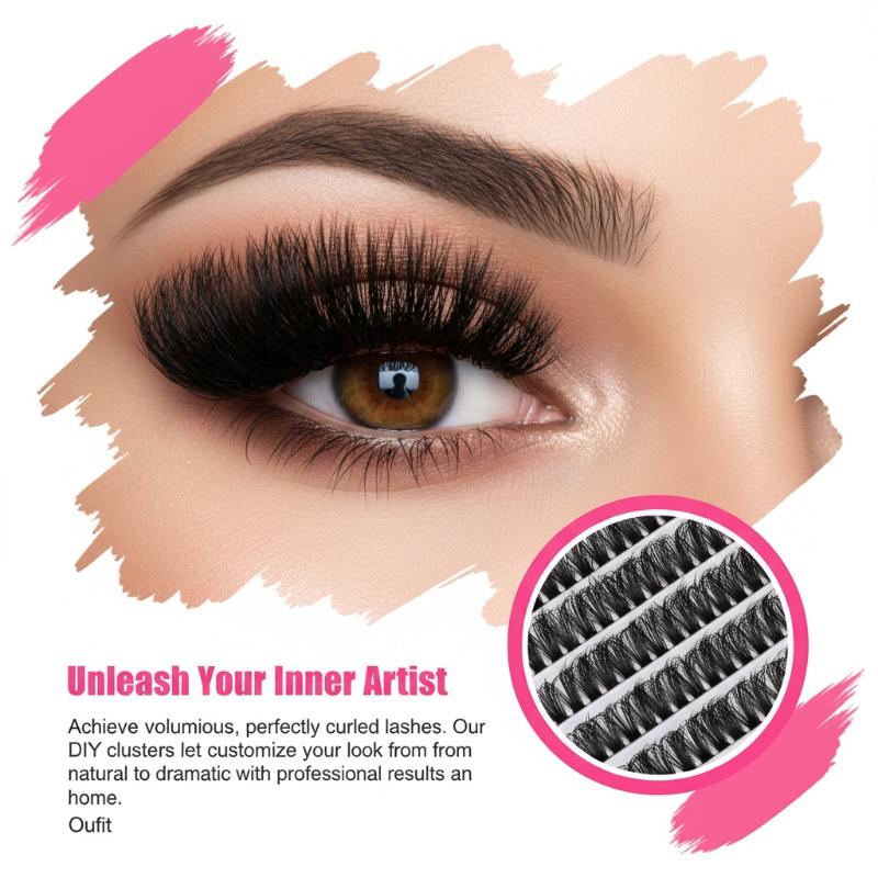 ขนตาปลอมแบบกลุ่ม ความยาวผสม ต่ - Eyelash Extension Volume บทวิจารณ์และราคา