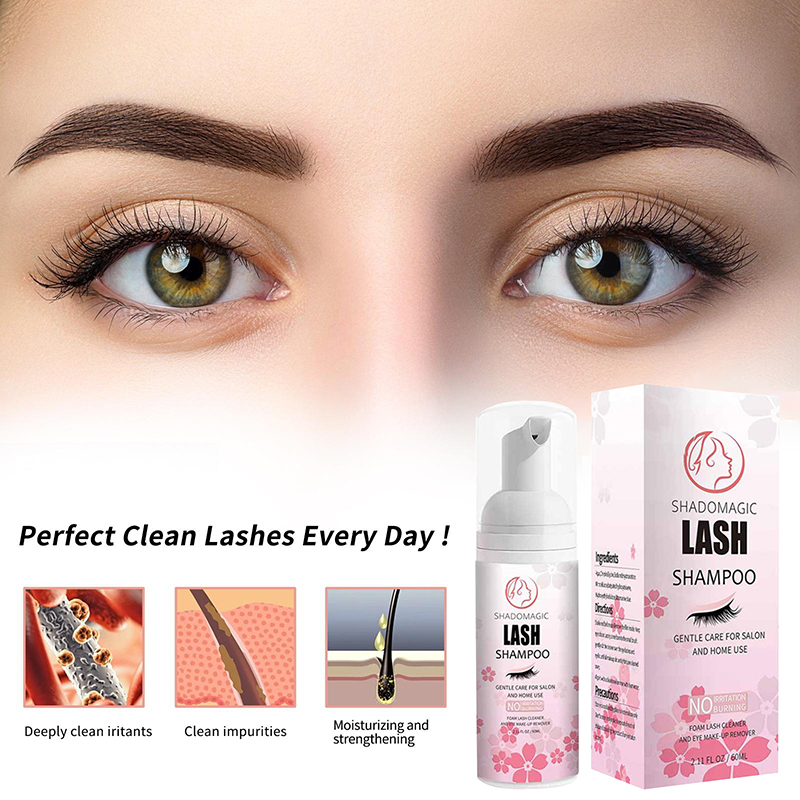 ร้อนแรง! แชมพูทำความสะอาดขนตาแ - Eyelash Extension Foam Cleanser บทวิจารณ์และราคา