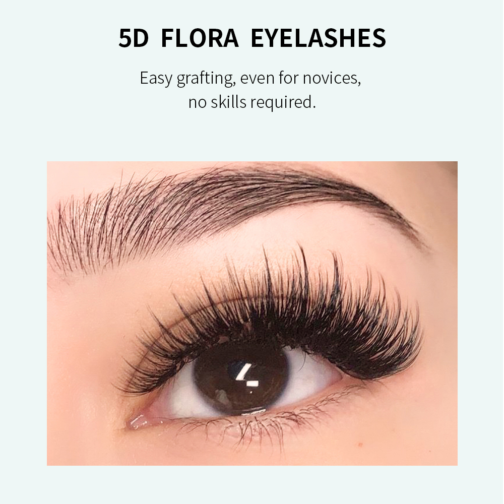 ขนตาปลอม GLAMLASH 5D แบบดอกไม้ - Eyelash Extension Anime Style บทวิจารณ์และราคา