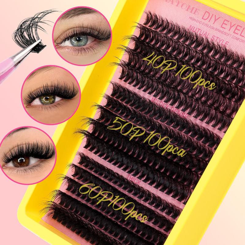 ชุดต่อขนตาแบบกลุ่ม ขนตาแบบเส้น - Eyelash Extension Volume บทวิจารณ์และราคา