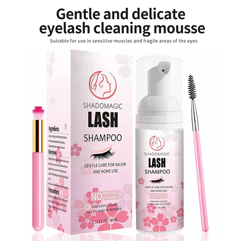 「แชมพูทำความสะอาดขนตาแบบรวดเร็ - Eyelash Extension Foam Cleanser บทวิจารณ์และราคา