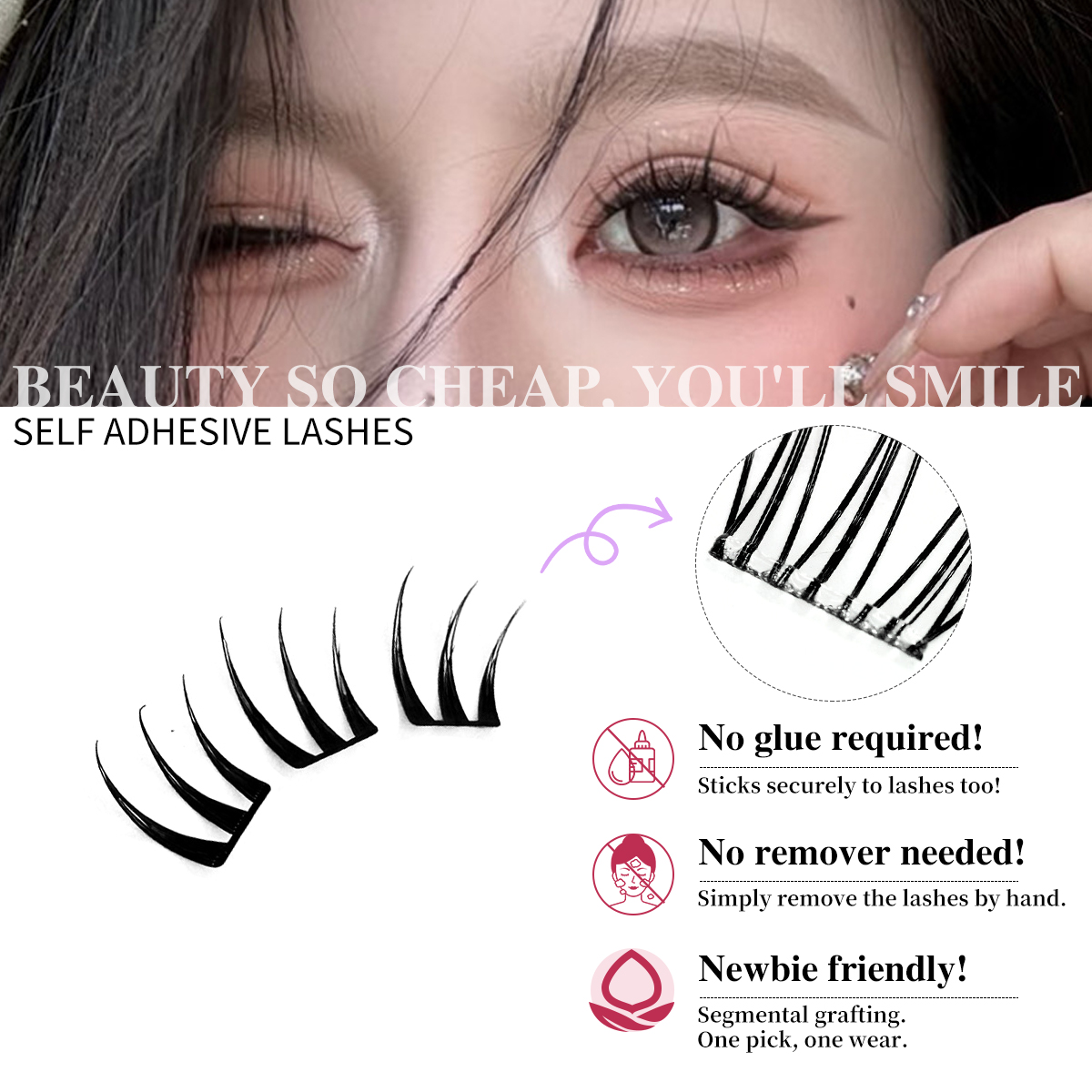 Segmented Lashes Cluster Ultra - Eyelash Extension Menu บทวิจารณ์และราคา