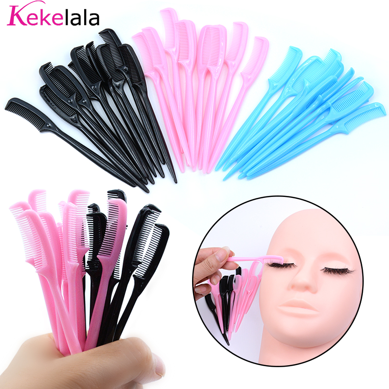 10 ชิ้น Mini Eyelash Combs ขนา - Eyelash Extension Doll Eye บทวิจารณ์และราคา