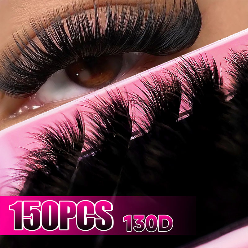 ขนตาปลอมแบบกลุ่ม 150 ชิ้น 130D - Eyelash Extension Anime Style บทวิจารณ์และราคา