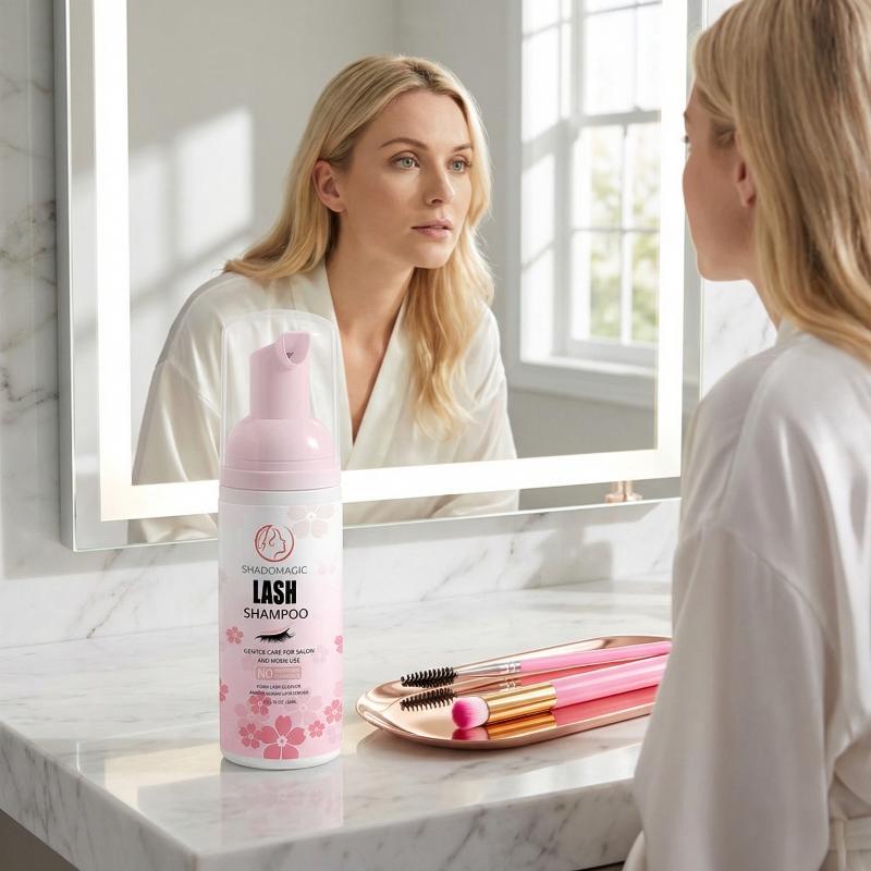 แชมพูสำหรับขนตา 60 มล. น้ำยาทำ - Eyelash Extension Foam Cleanser บทวิจารณ์และราคา