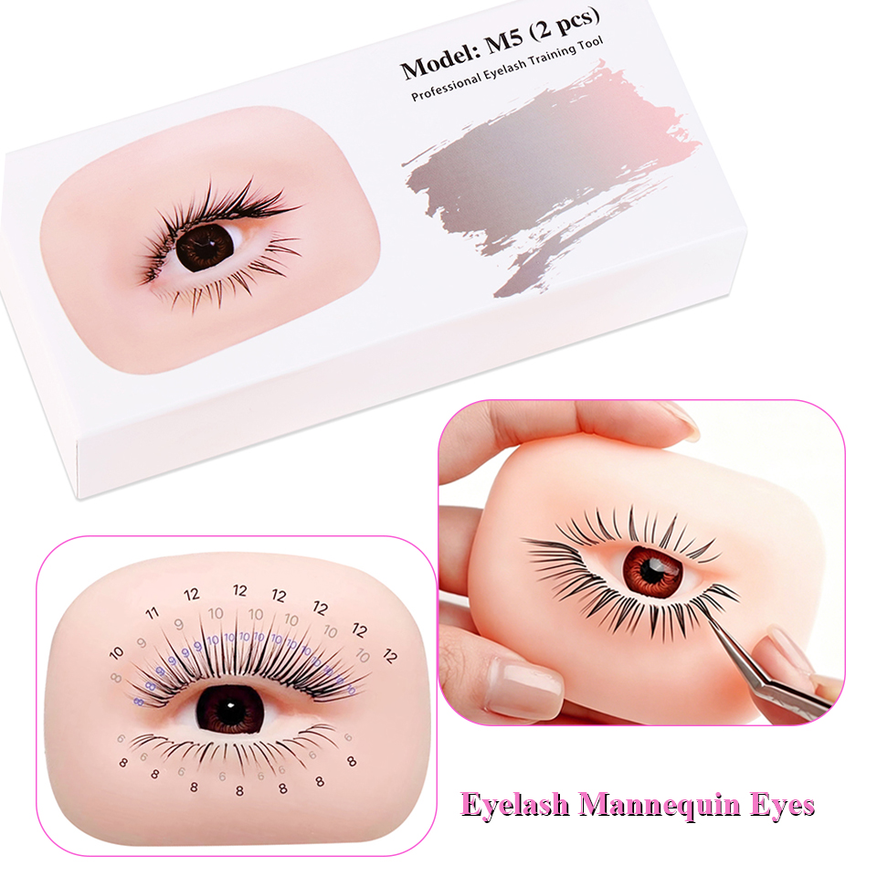 หัวหุ่นฝึกต่อขนตา 3 ชั้น แบบจำ - Eyelash Extension Doll Eye บทวิจารณ์และราคา