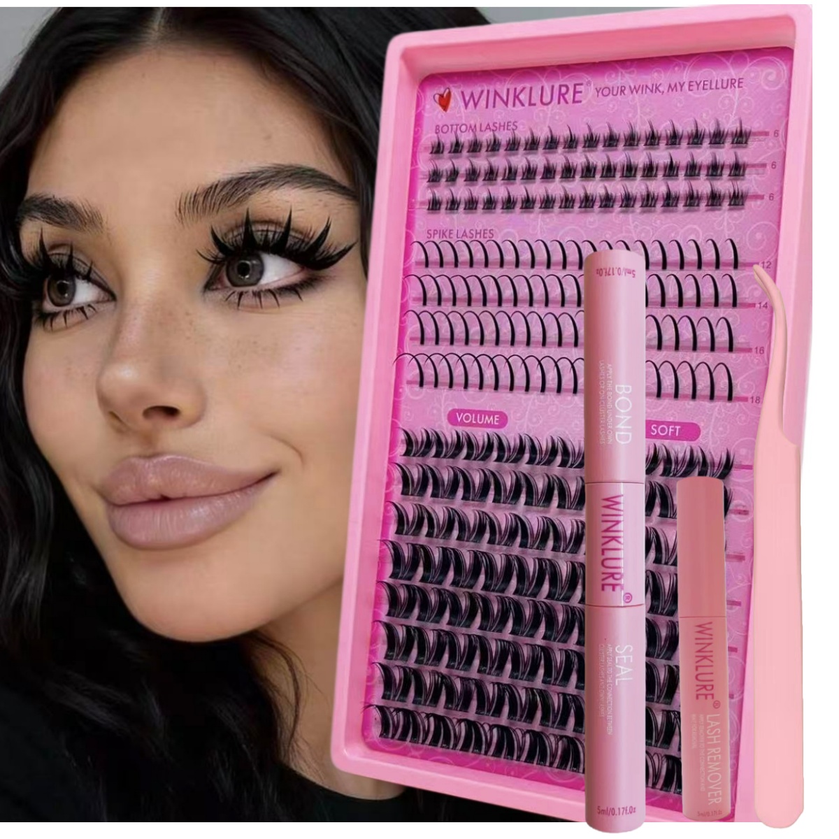 ชุดต่อขนตา WINKLURE Fluffy Las - Eyelash Extension Volume บทวิจารณ์และราคา