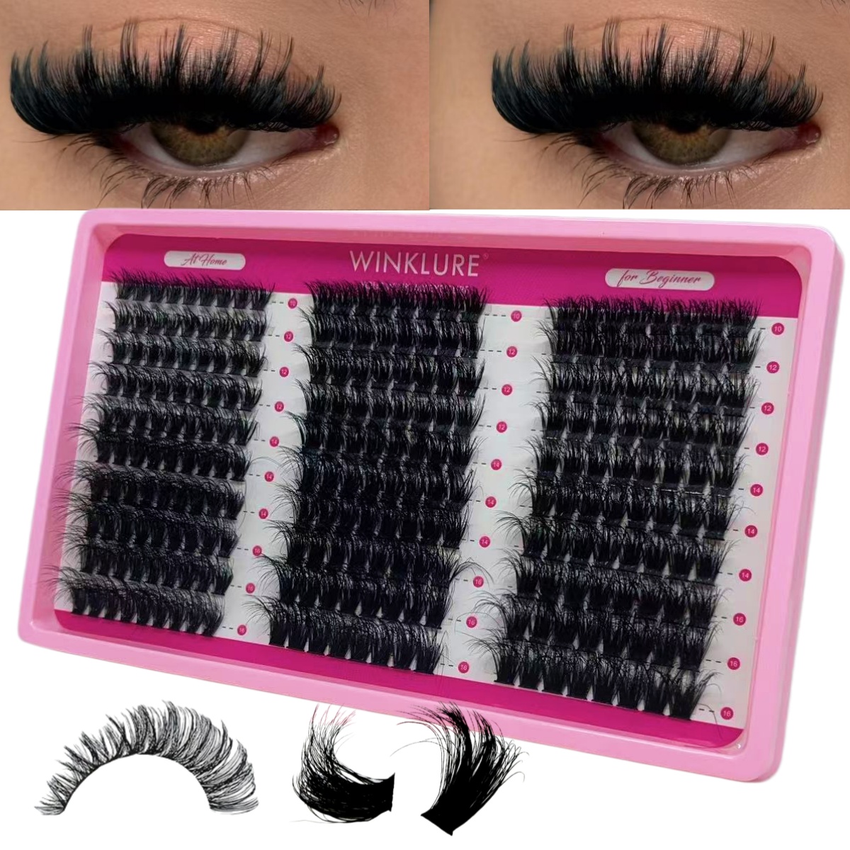ชุดต่อขนตา WINKLURE Fluffy Las - Eyelash Extension Volume บทวิจารณ์และราคา