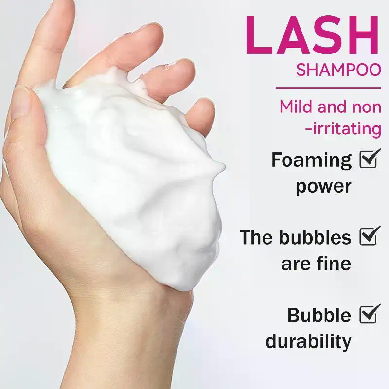 โฟมแชมพูต่อขนตา 40 มล. พร้อมแป - Eyelash Extension Foam Cleanser บทวิจารณ์และราคา