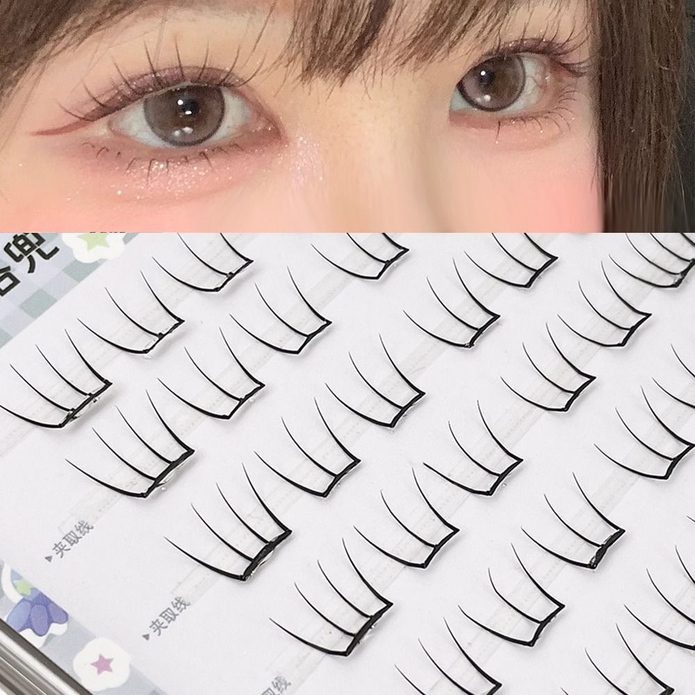 ขนตาปลอมแบบติดเอง 60 ชิ้น ไม่ต - Eyelash Extension Anime Style บทวิจารณ์และราคา