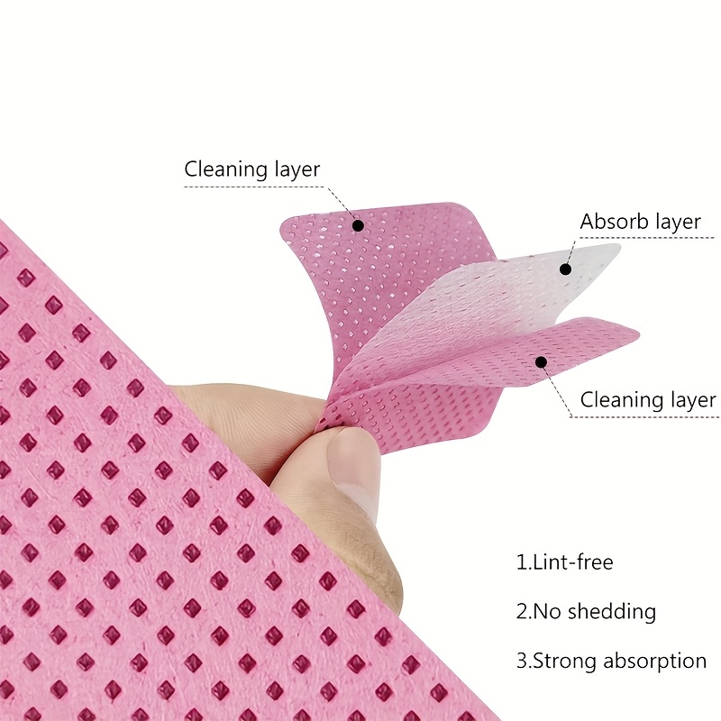 ผ้าเช็ดทำความสะอาดเล็บแบบไม่เป - Eyelash Extension Gel Remover บทวิจารณ์และราคา